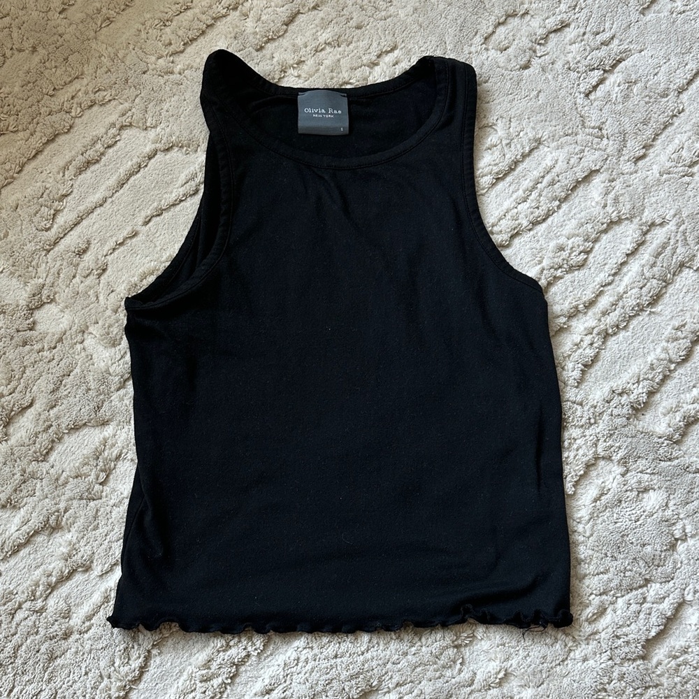 Olivia Rae Black Tank Top
